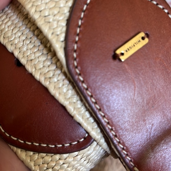 TOMMY HILFIGER  Size Medium Brown Leather & Natural Elastic Brass HW $88
NEW - Picture 13 of 13
